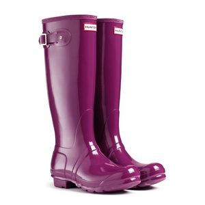 Hunter Original Gloss Tall Violet Rain Boots
